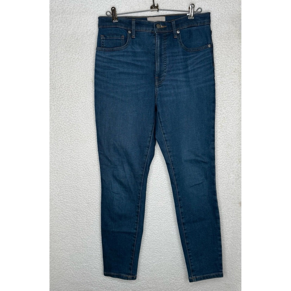 Everlane High Rise‎ Skinny Jeans Women's Sz 28 Blue Stretch Denim Dark Wash EUC